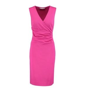 Diane Von Furstenberg Layne Wrap Front Sheath Dress